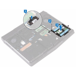 Замена жесткого диска Dell Alienware 15 R3